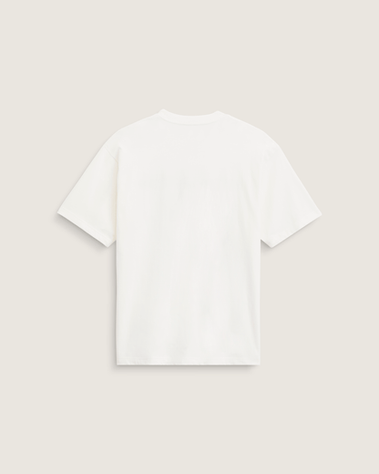 Vans Ribcage Reversible T-Shirt in Egret White