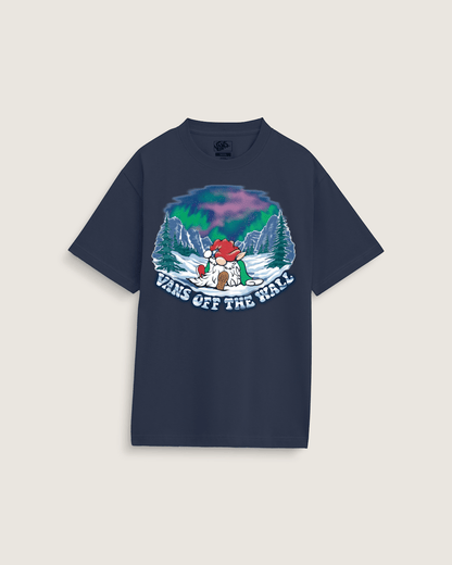 Vans Northern Lights T-Shirt in Navy Blue