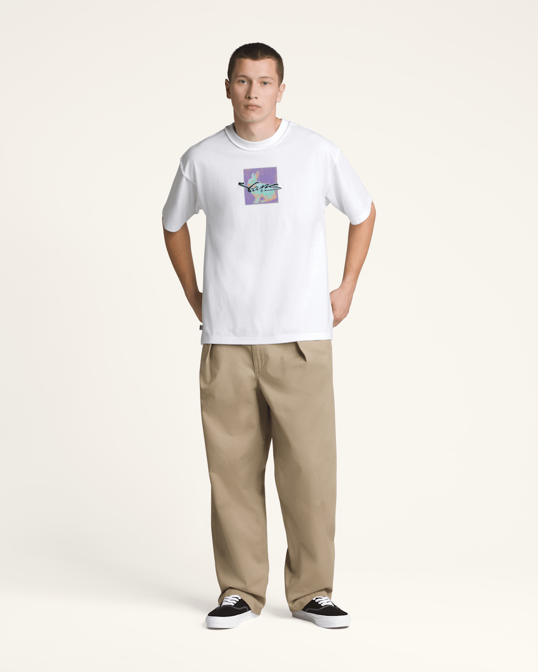 Vans Premium Short Sleeve T-Shirt in White