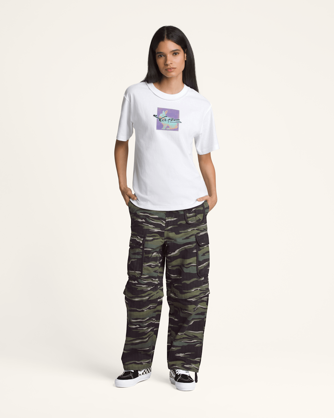 Vans Premium Short Sleeve T-Shirt in White