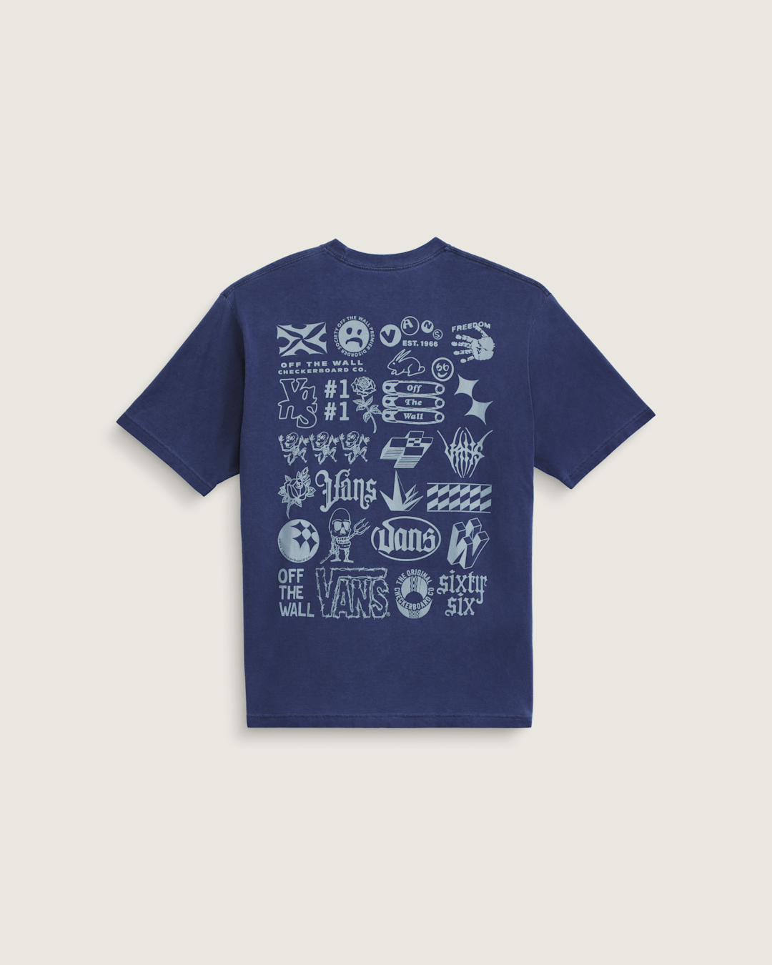 Vans Mixed Lot T-Shirt in Deep Twilight Blue