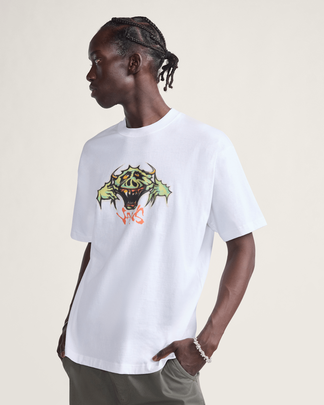 Vans Goofy Ghoul T-Shirt in White