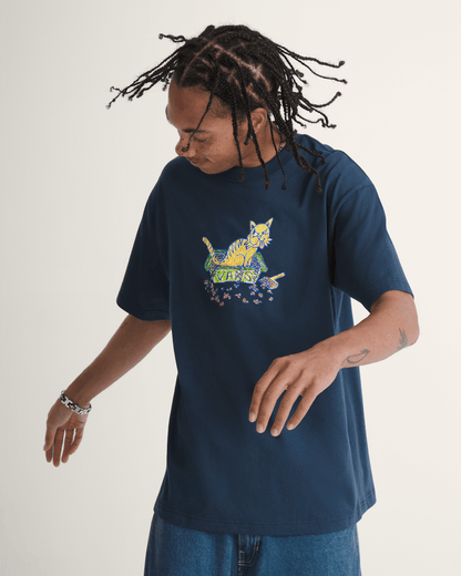 Vans Litter T-Shirt in Navy Blue