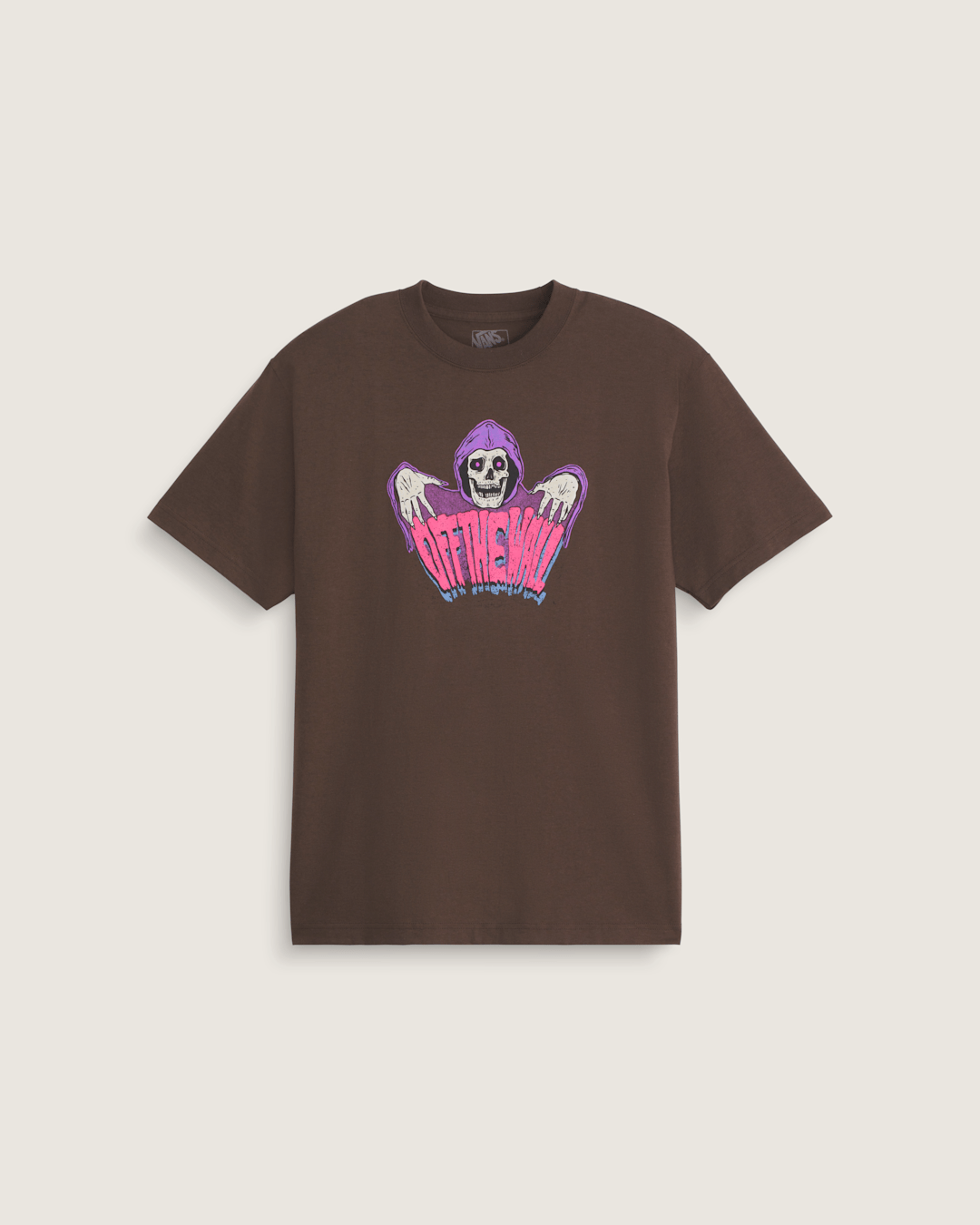 Vans Creeper Tales Halloween T-Shirt in Demitasse Brown