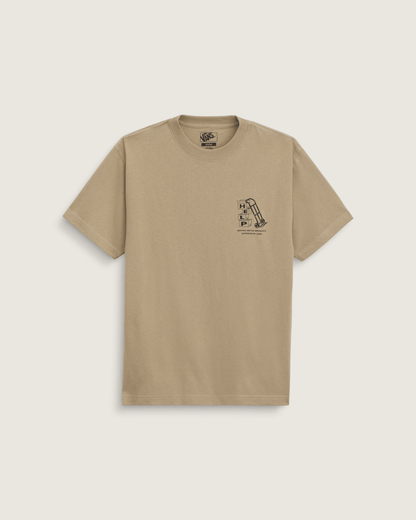Vans Moving Co T-Shirt in Bay Leaf Brown