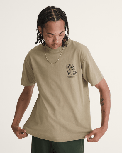 Vans Moving Co T-Shirt in Bay Leaf Brown
