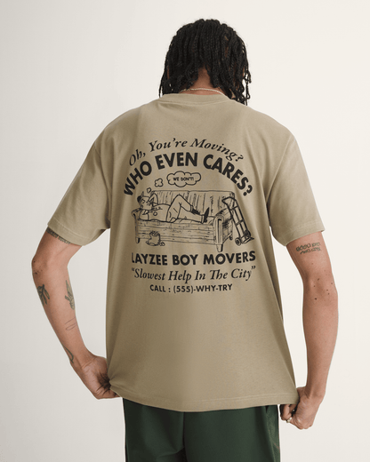 Vans Moving Co T-Shirt in Bay Leaf Brown