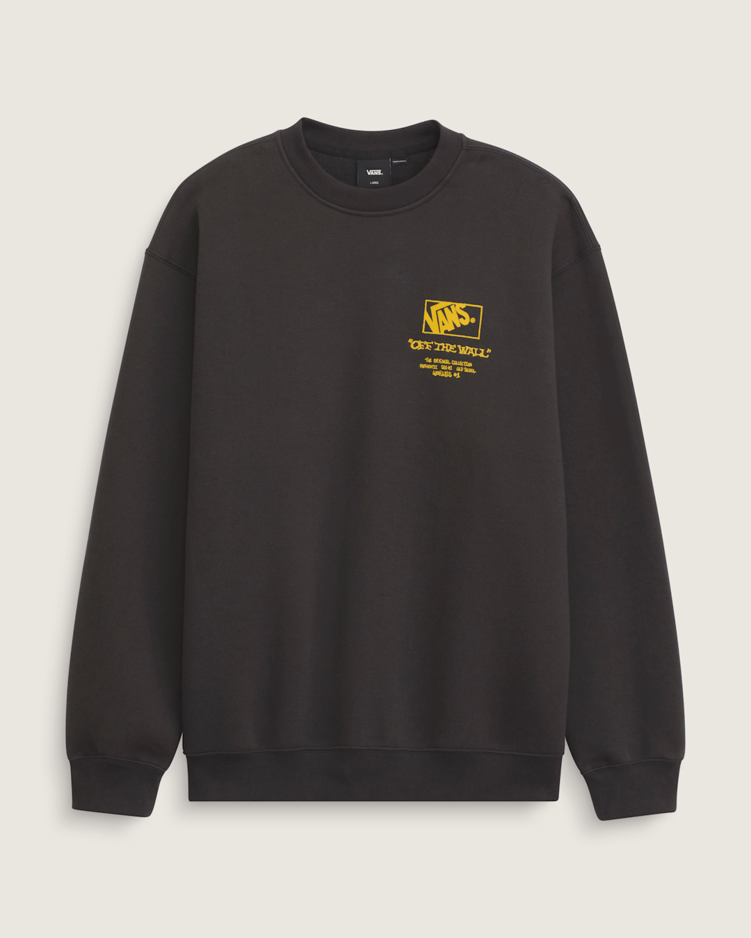 Vans Circle Bones Formula Crew Sweatshirt in Black