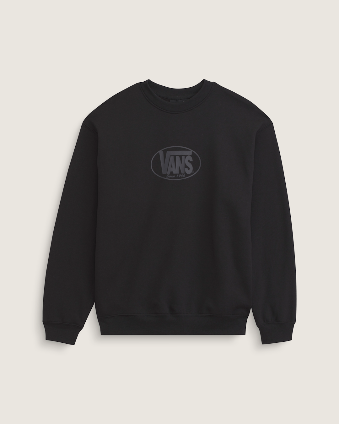 Vans Classic Oval Crew Sweatshirt in Black