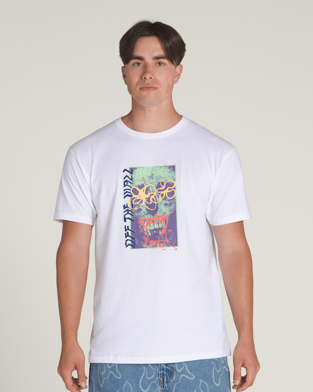 Vans Spray Layer T-Shirt in White