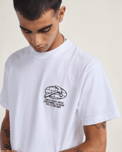Vans Service Repair T-Shirt in White
