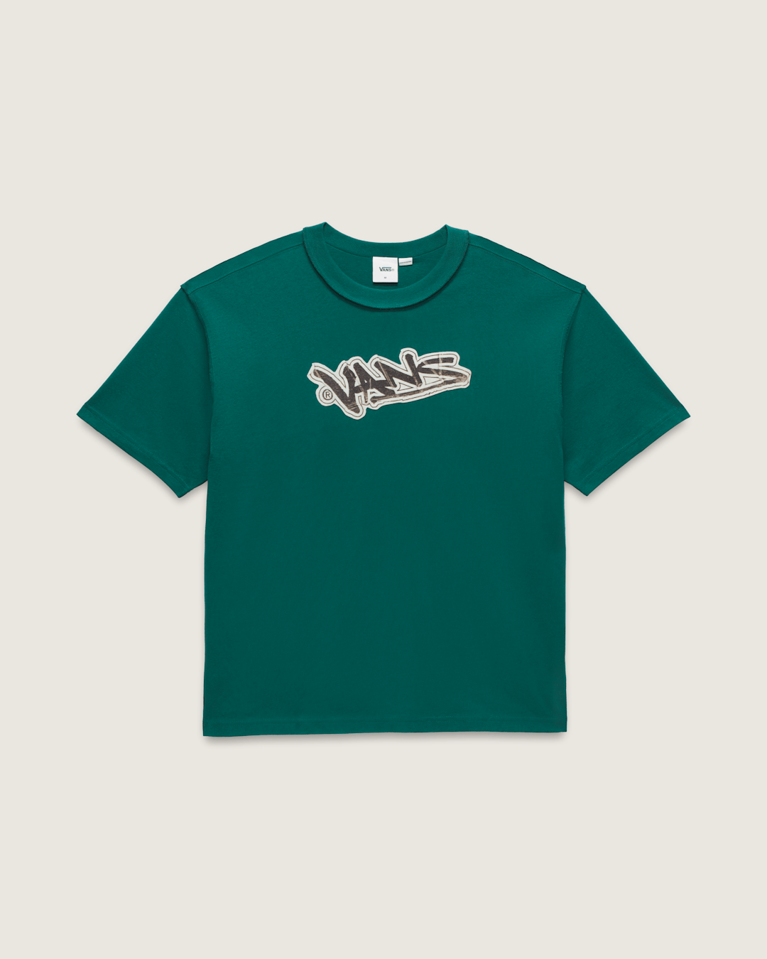 Vans Premium Short Sleeve T-Shirt in Rain Forest Green