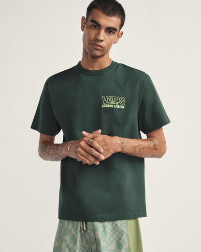 Vans Shop Front T-Shirt in Dried Kelp Green