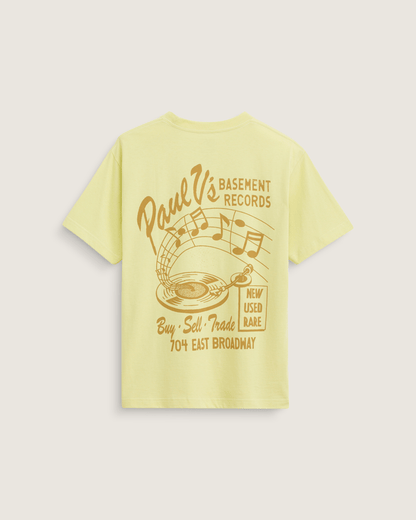Vans Paul Vs T-Shirt in Canary Yellow