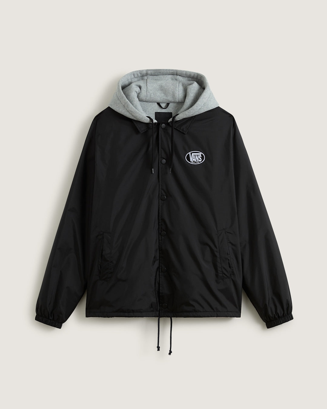 Vans Riley Hooded Coach's Jacket in Black
