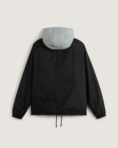 Vans Riley Hooded Coach's Jacket in Black