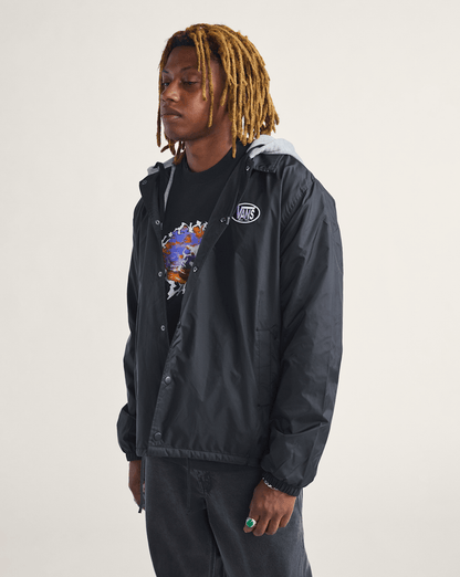 Vans Riley Hooded Coach's Jacket in Black