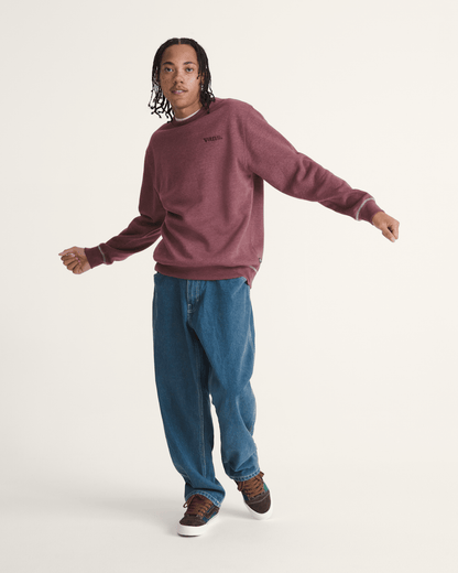 Vans Vans 66 Crew Sweatshirt in Port Royale Red