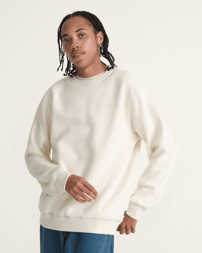 Vans Vans 66 Crew Sweatshirt in Turtledove White