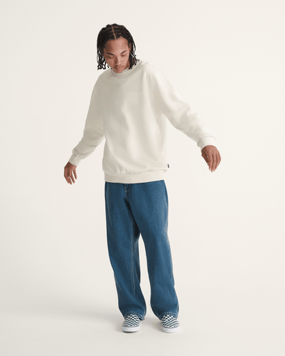 Vans Vans 66 Crew Sweatshirt in Turtledove White