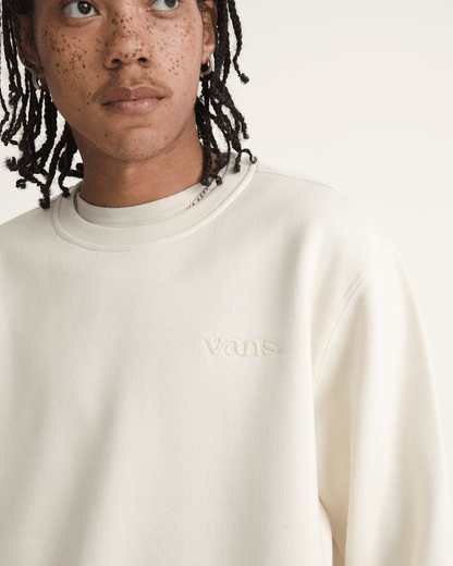 Vans Vans 66 Crew Sweatshirt in Turtledove White