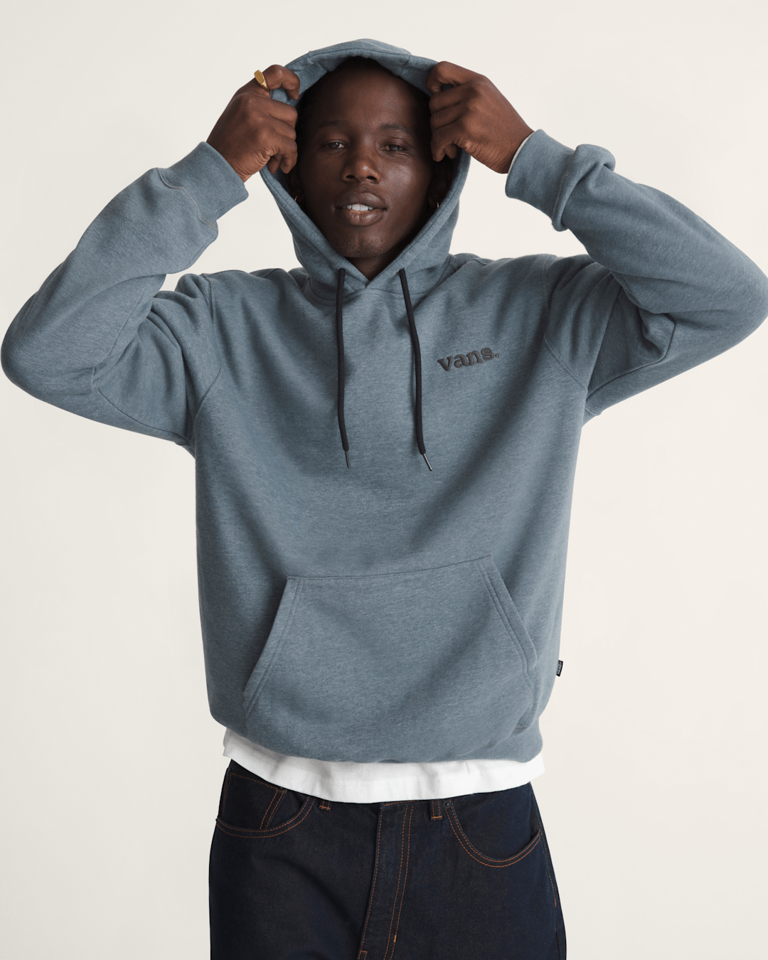 Vans Vans 66 Pullover Sweatshirt in Stormy Weather Black