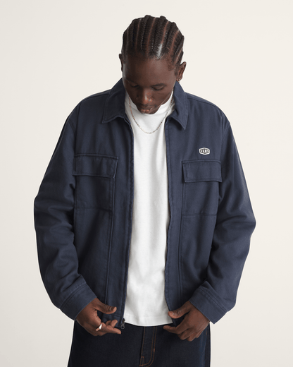 Vans Mcavoy Station Jacket in Parisian Night Blue