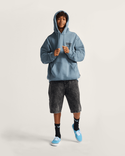 Vans Style 001 Pullover Hoodie in Stormy Weather Blue