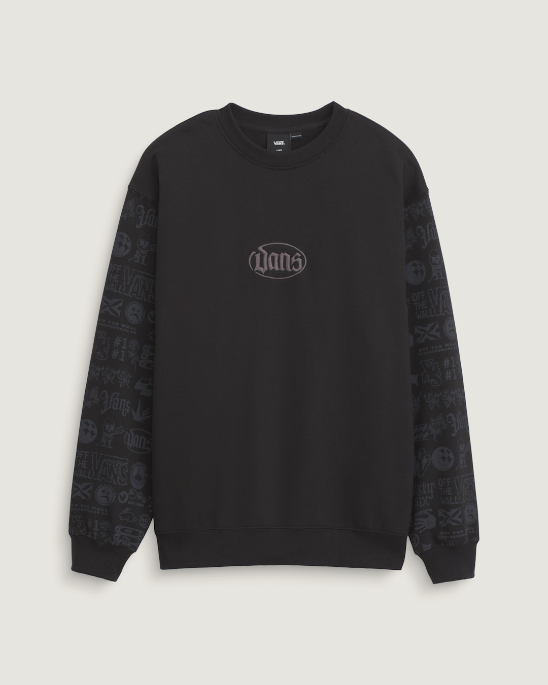 Vans Mixed Lot Crew Sweatshirt in Black