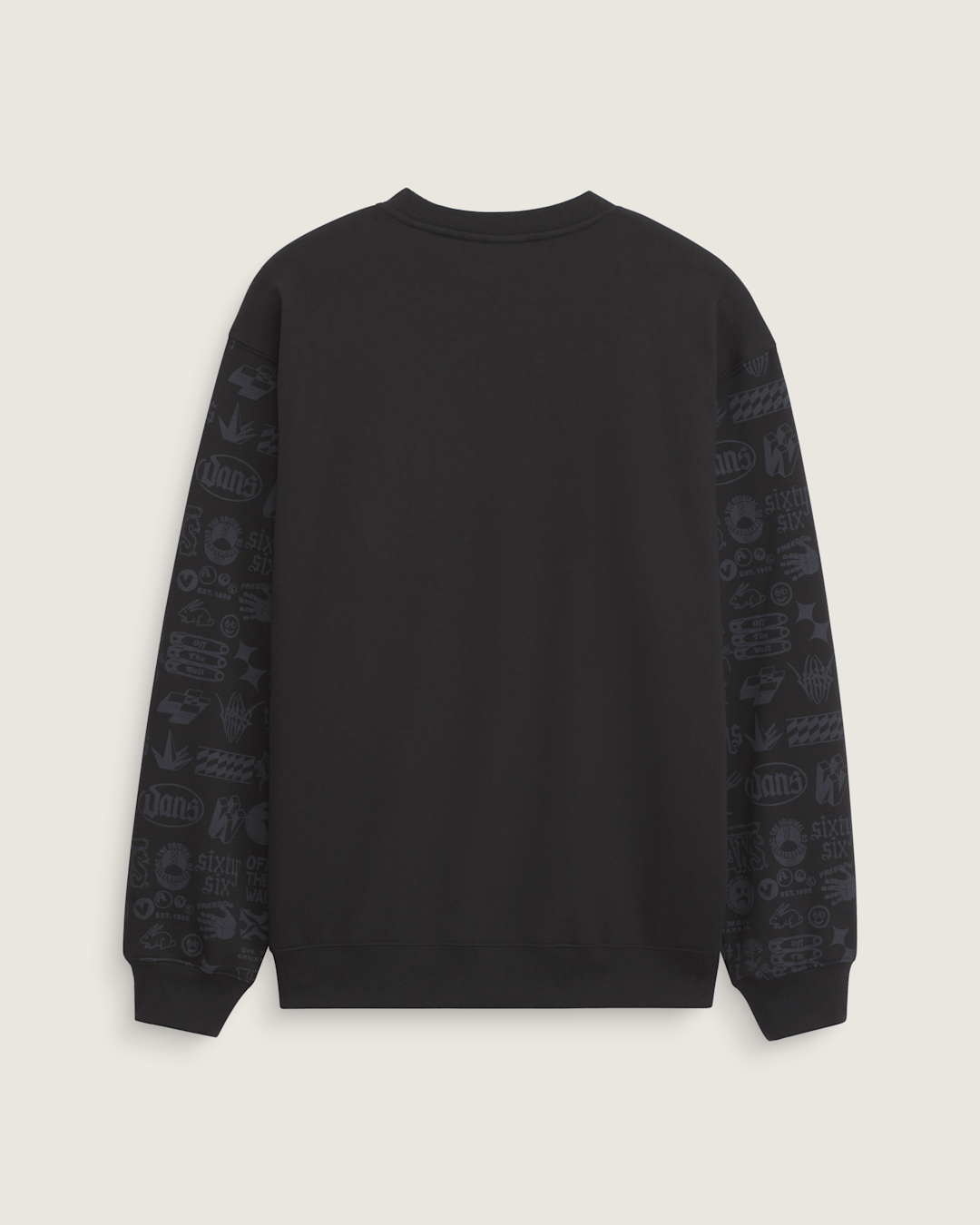 Vans Mixed Lot Crew Sweatshirt in Black