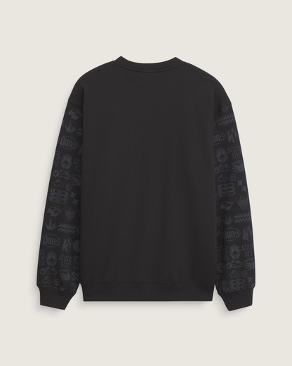 Vans Mixed Lot Crew Sweatshirt in Black