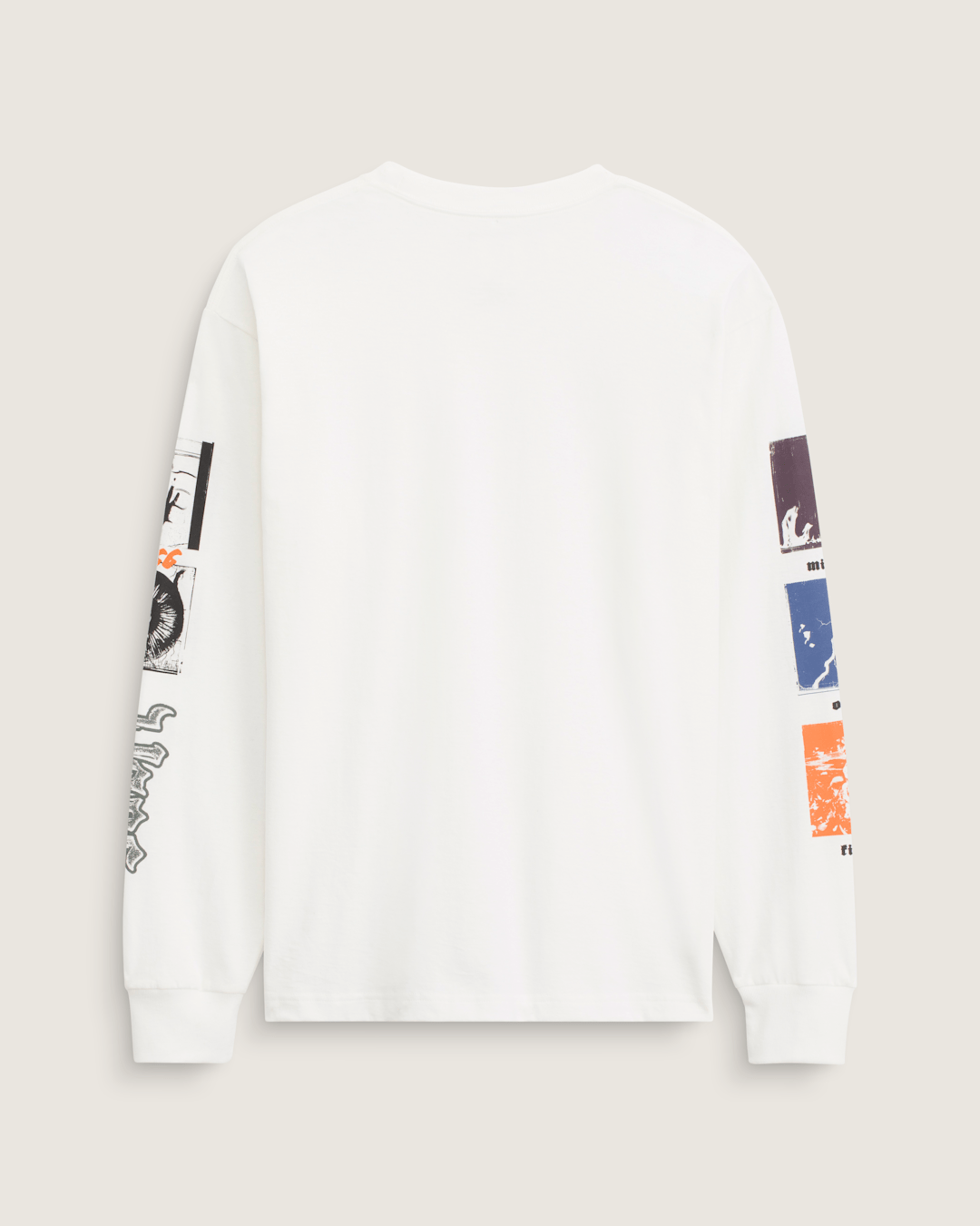 Vans Stormcast Long Sleeve T-Shirt in Marshmallow White