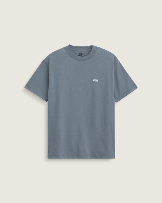Vans Left Chest Logo T-Shirt in Stormy Weather Blue