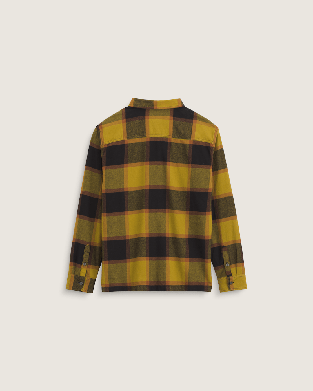 Vans Larkspur Plaid Flannel Shirt in Burnt Gold Yellow / Black