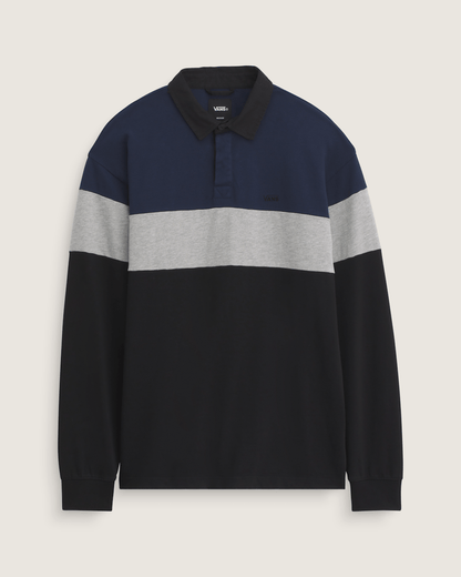 Vans Andy Rugby Long Sleeve Shirt in Black