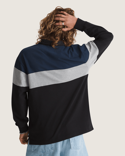 Vans Andy Rugby Long Sleeve Shirt in Black