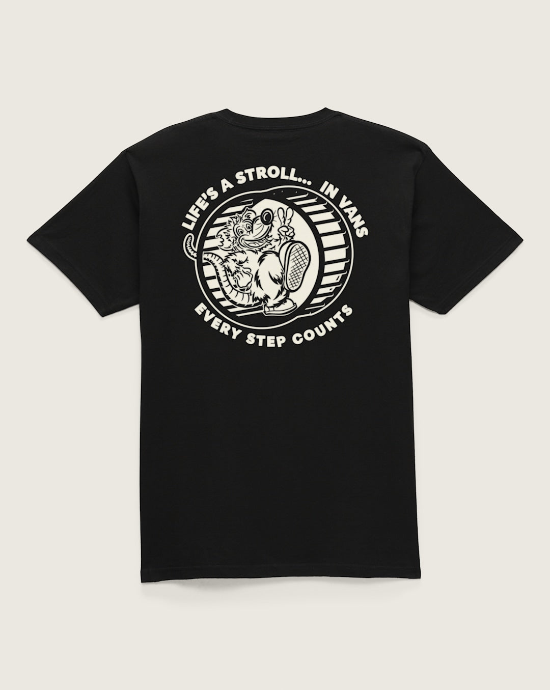 Vans Wheelin in the Years T-Shirt in Black