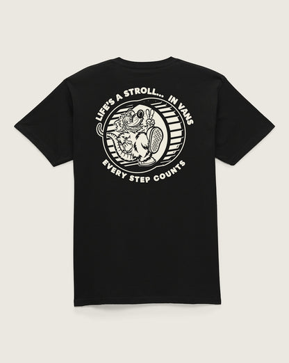 Vans Wheelin in the Years T-Shirt in Black