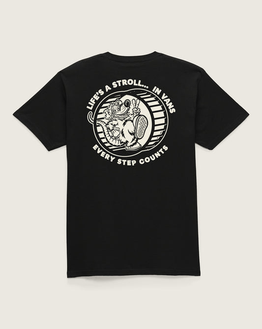 Vans Wheelin in the Years T-Shirt in Black