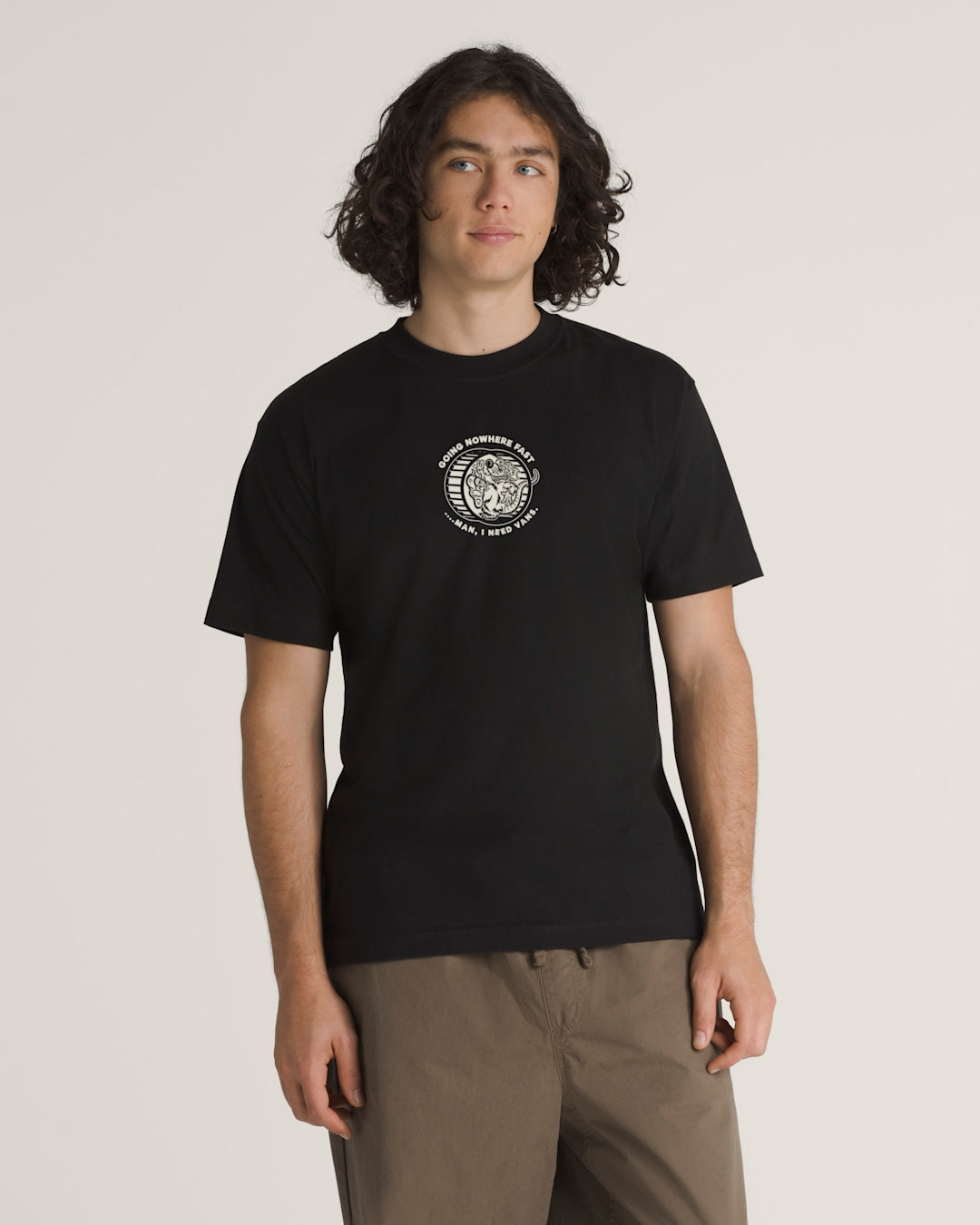 Vans Wheelin in the Years T-Shirt in Black