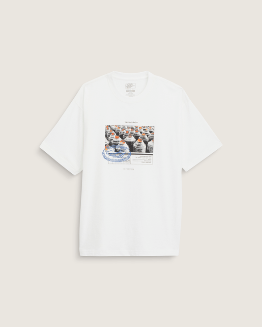 Vans Style Tips T-Shirt in Marshmallow White