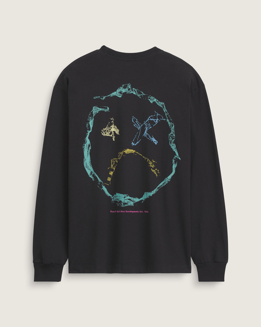 Vans Ideas Long Sleeve T-Shirt in Black