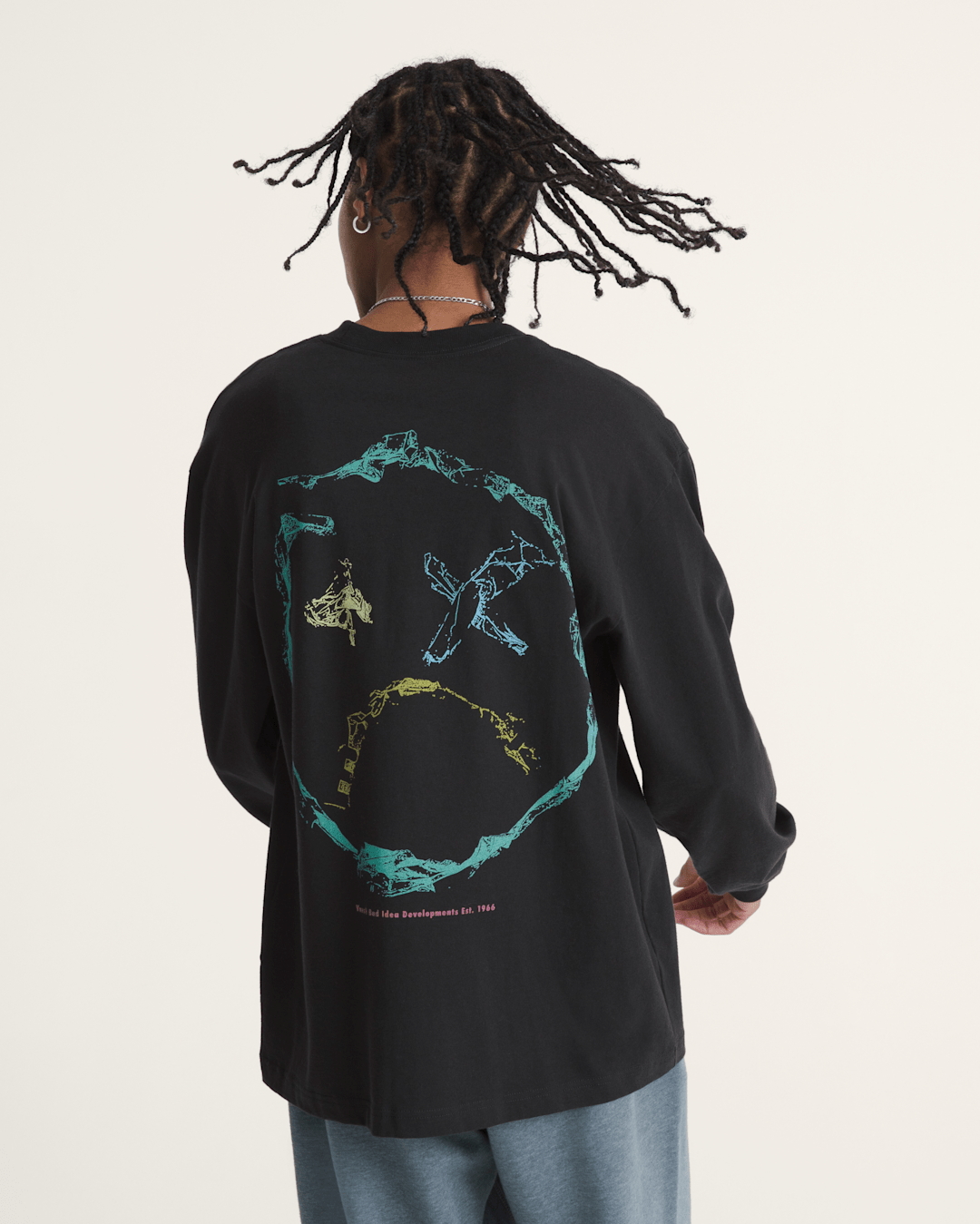 Vans Ideas Long Sleeve T-Shirt in Black