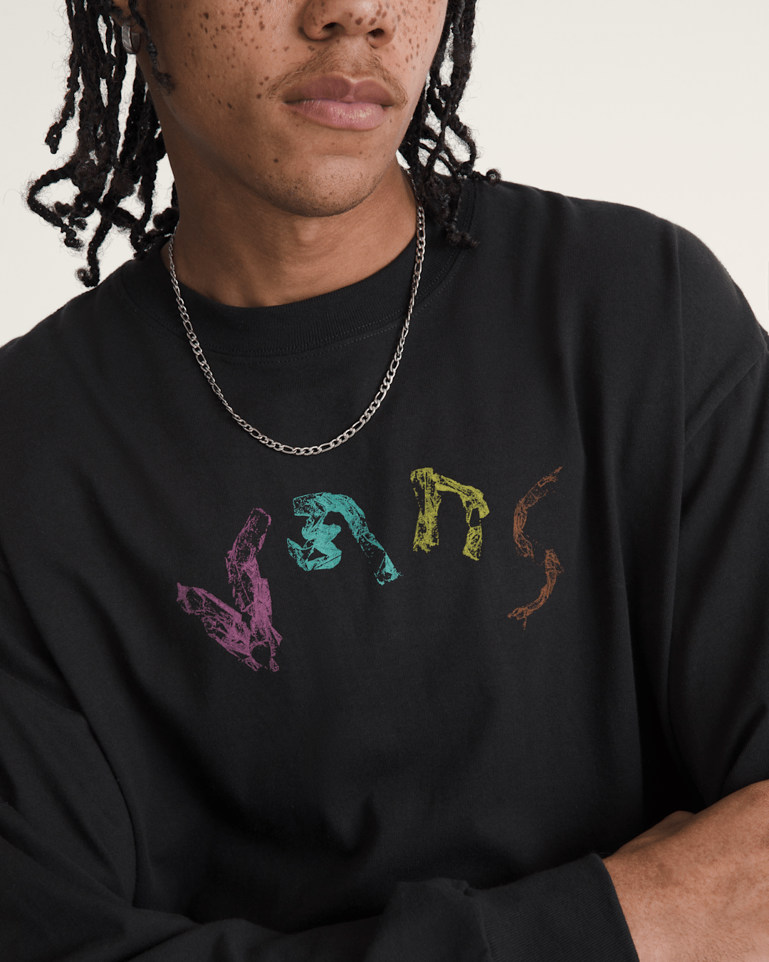 Vans Ideas Long Sleeve T-Shirt in Black