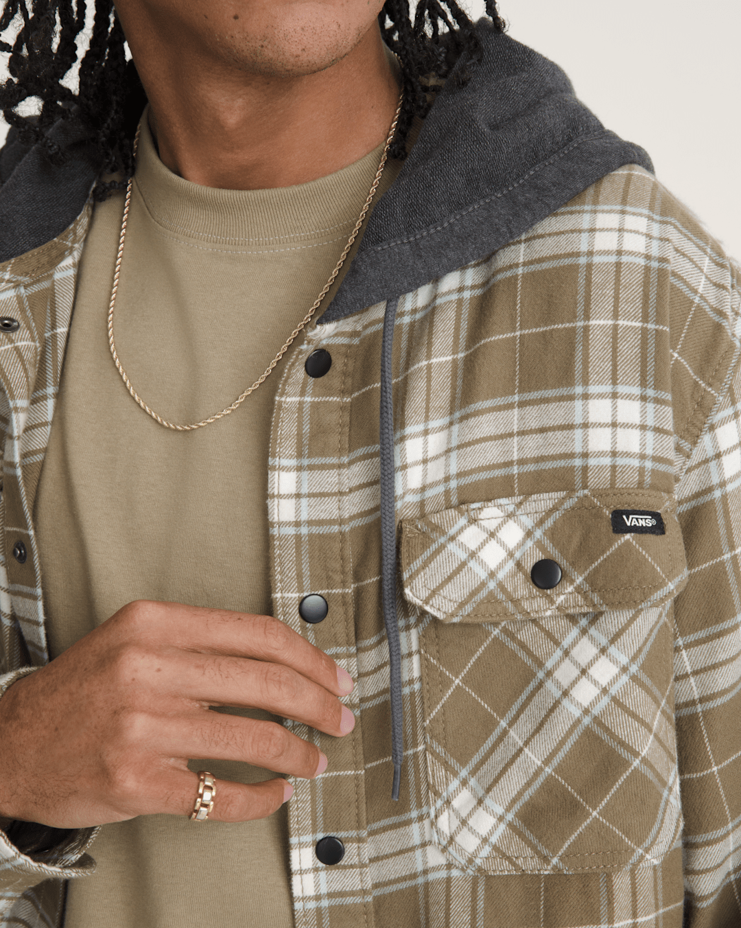 Vans Parkway II Shirt in Bay Leaf Green