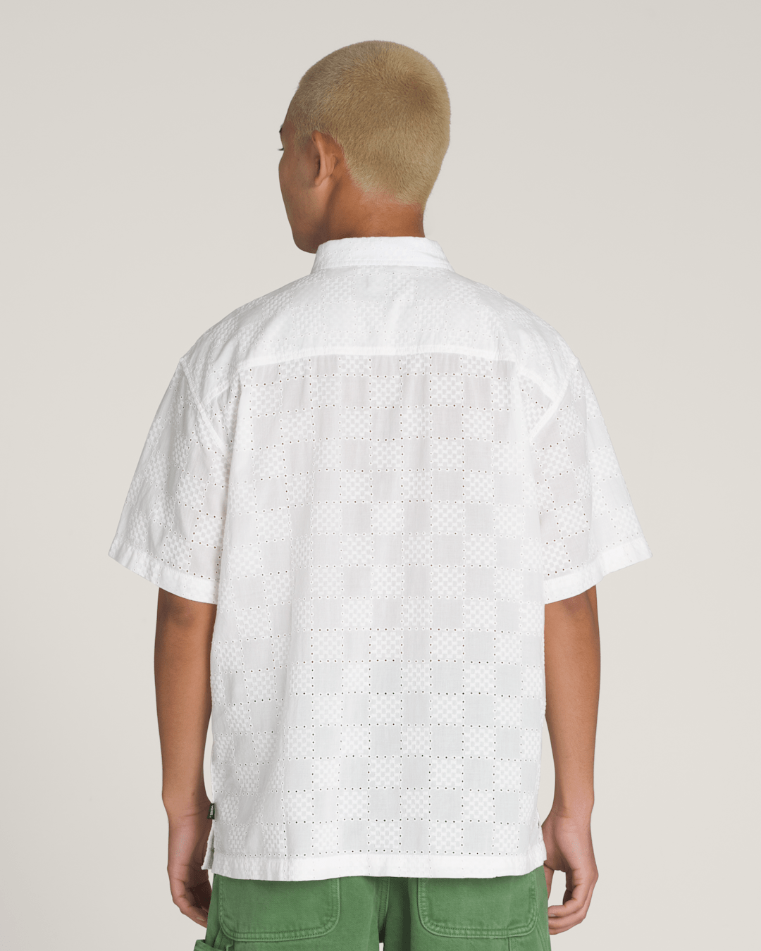 Vans Wayside Eyelet Woven Shirt in White