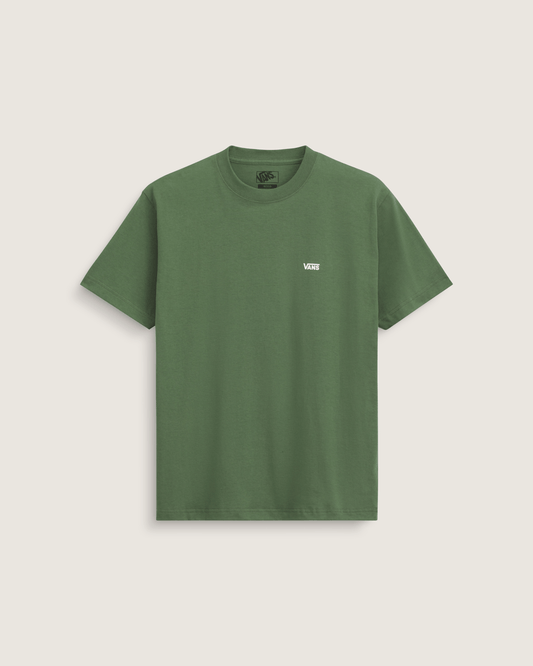 Vans Left Chest Logo T-Shirt in Pine Forest Green