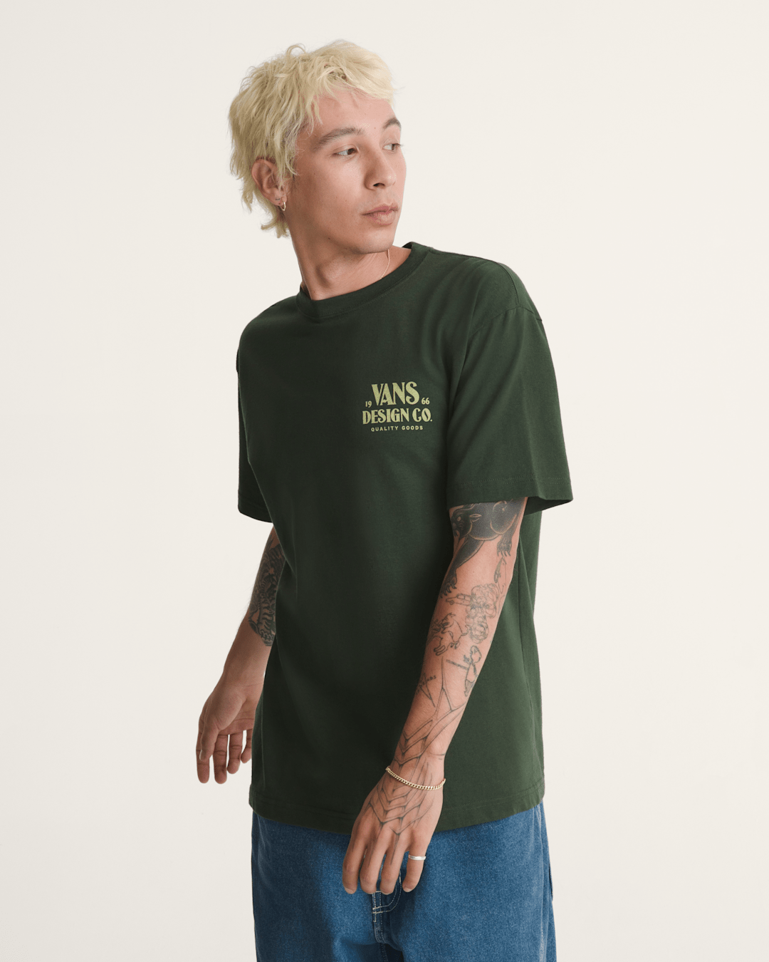 Vans Vans HOV T-Shirt in Dried Kelp Green