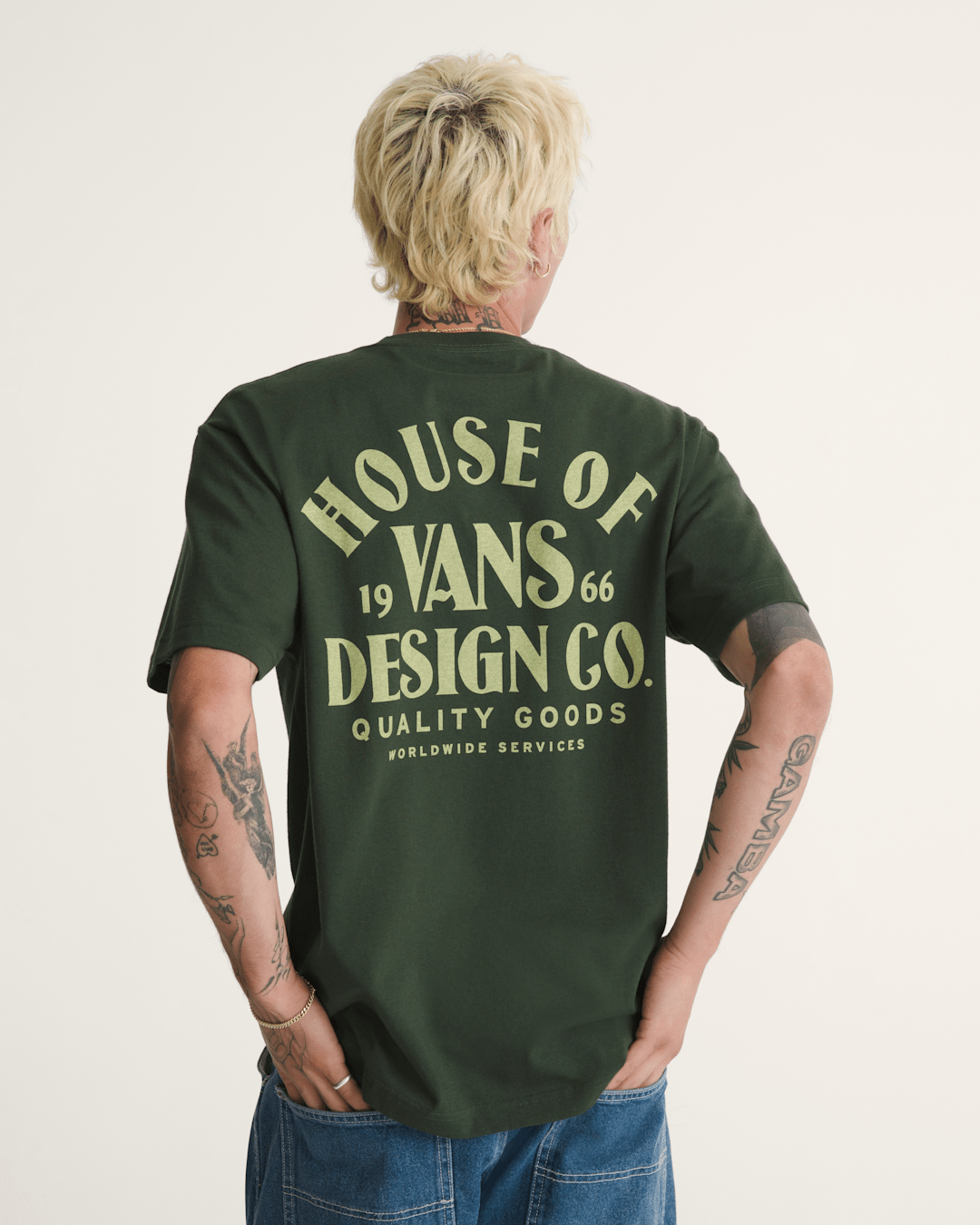 Vans Vans HOV T-Shirt in Dried Kelp Green