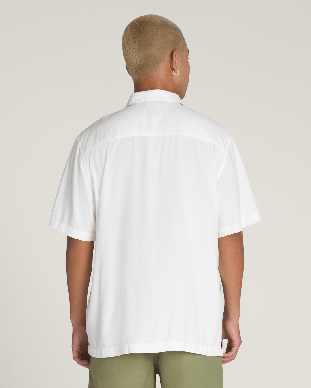 Vans Creswell Woven Shirt in White / Grey